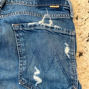 Mother Jeans. The Tomcat. Distressed, medium wash. Size 31.